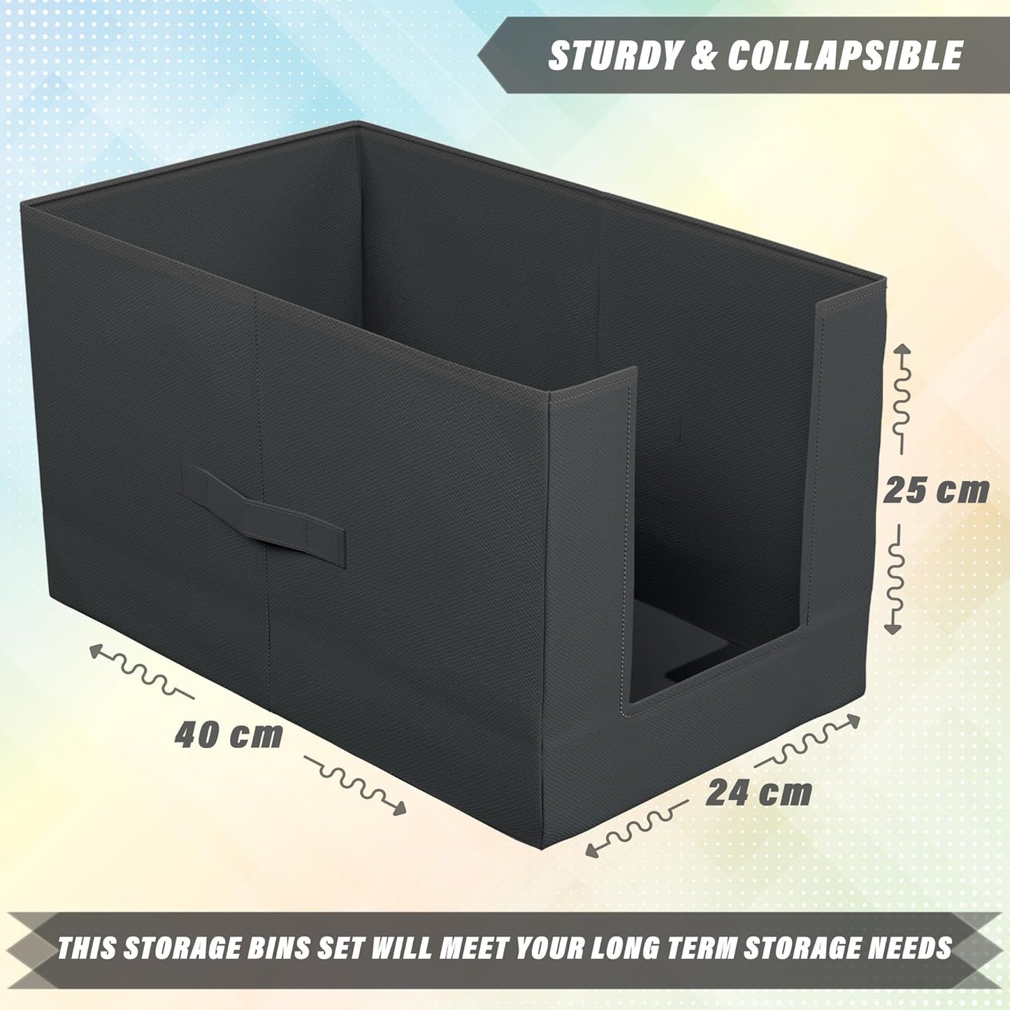 FoldBox - Foldable Almirah Organizer (Pack of 3)