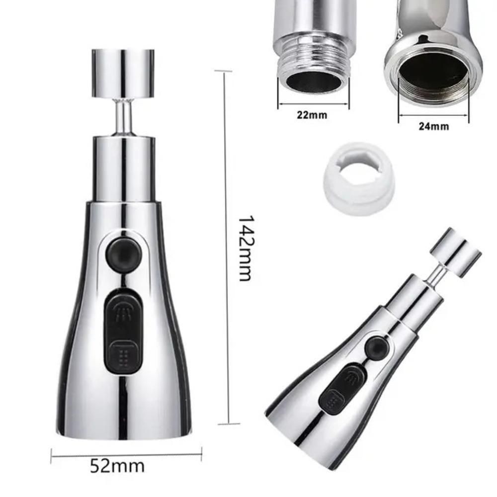 FlexiFlow Faucet – 360° Rotating Smart Tap Head
