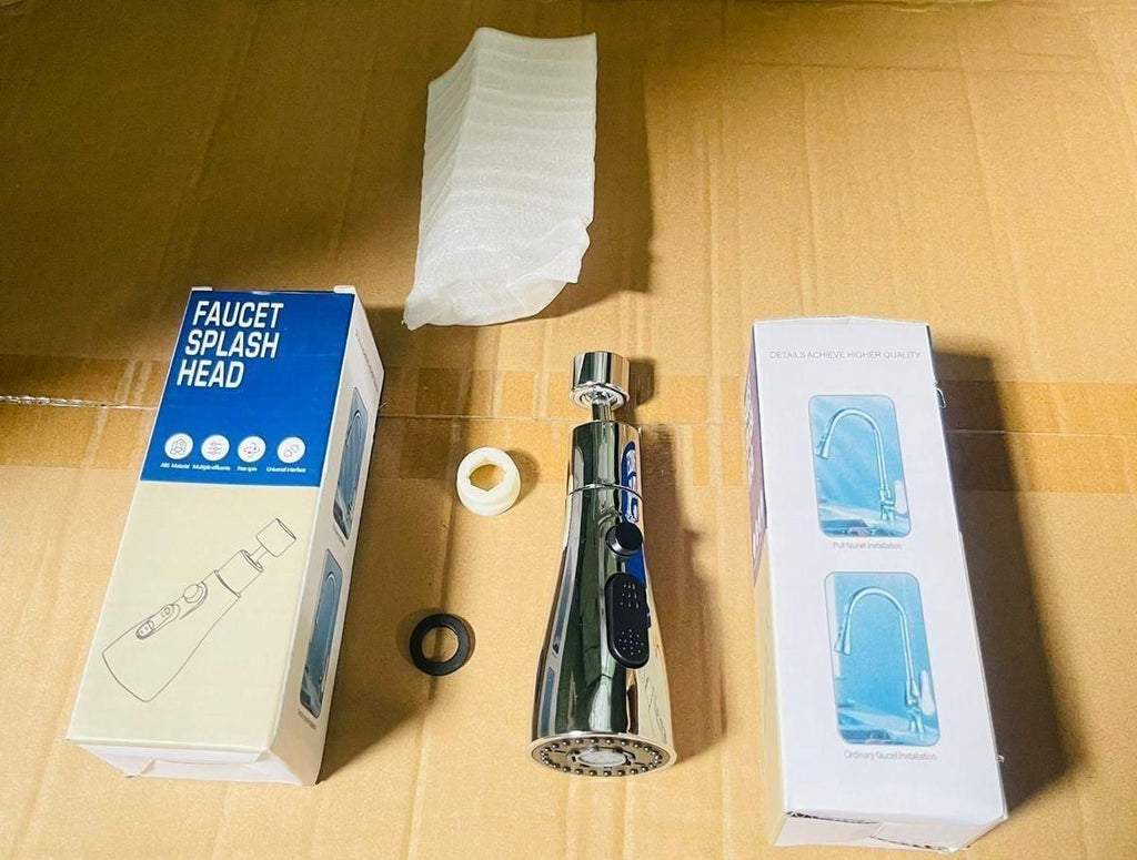 FlexiFlow Faucet – 360° Rotating Smart Tap Head