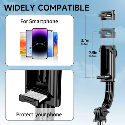 FotoPod - 3-in-1 Adjustable Bluetooth Tripod with Flash