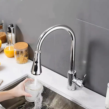 FlexiFlow Faucet – 360° Rotating Smart Tap Head