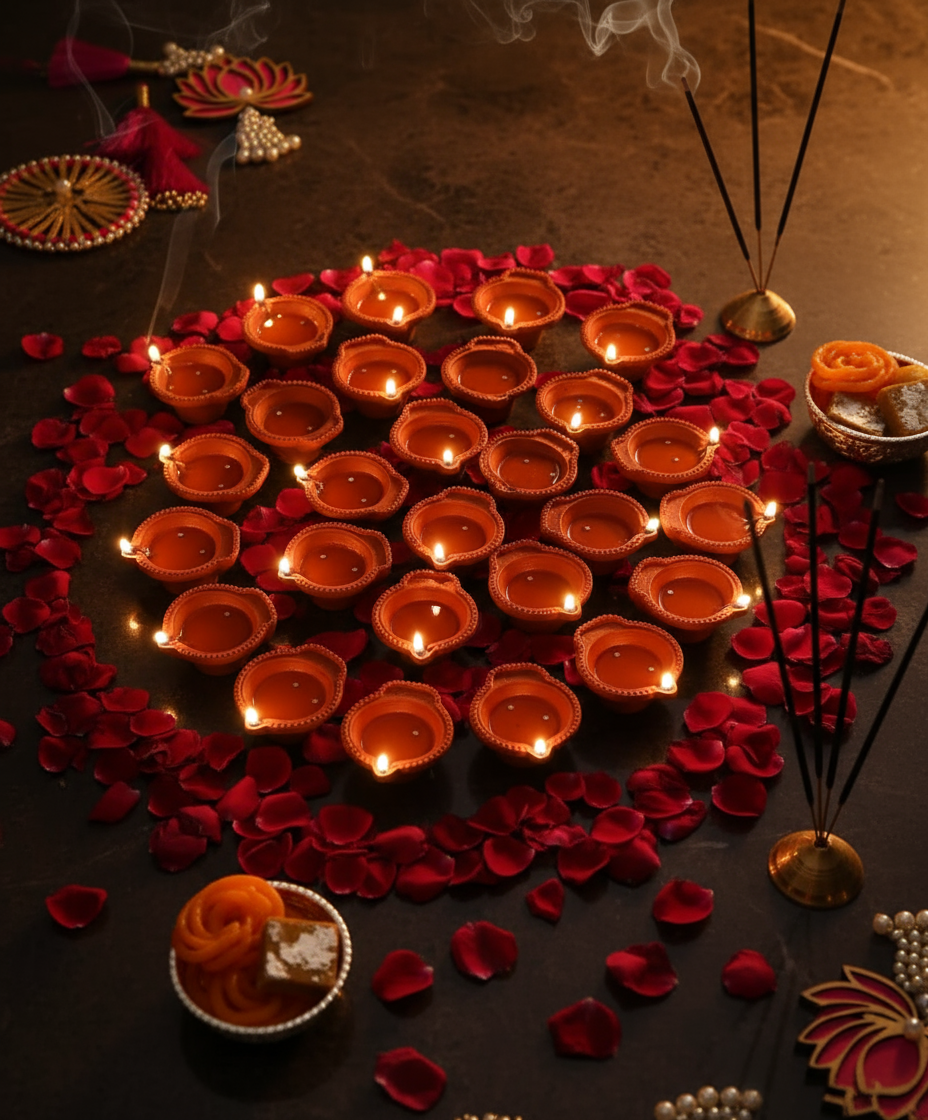 MagicDiya - Water Sensor LED Diya (Pack of 12)