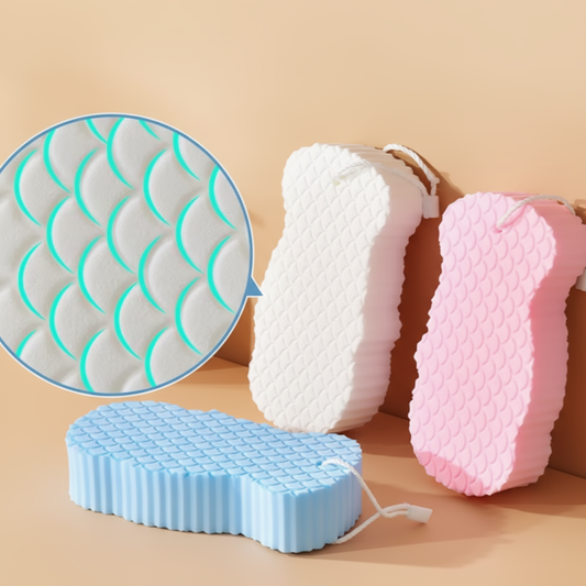 CleanScrub Exfoliating Body Sponge (Pack of 4)