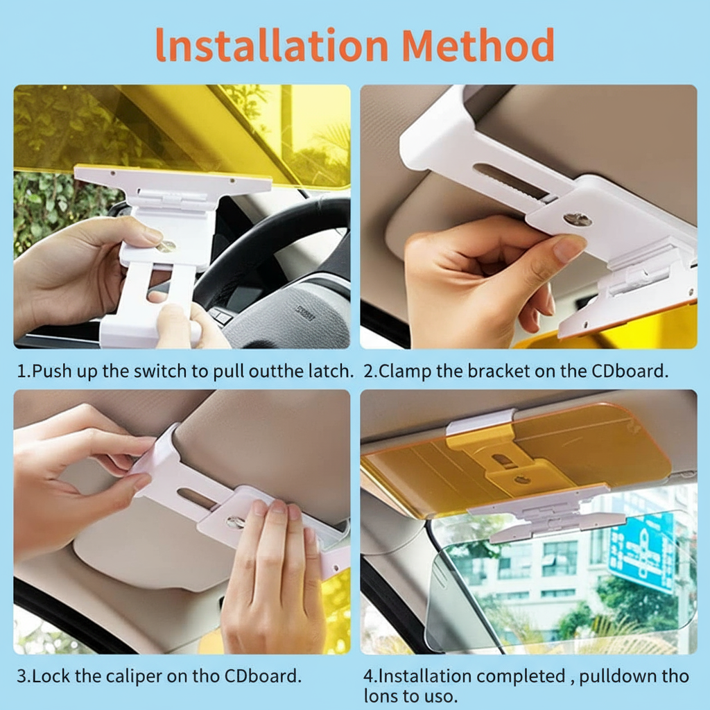 VisionGuard Dual‑Mode Visor for Cars