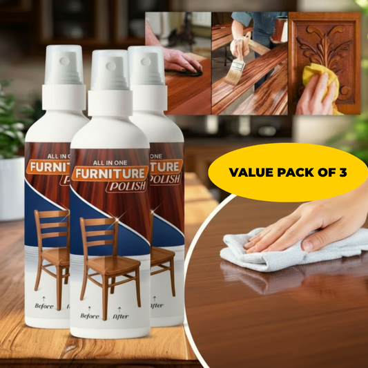 Clear Shine Wood Polish – 3-in-1 Value Pack (Pack of 3)